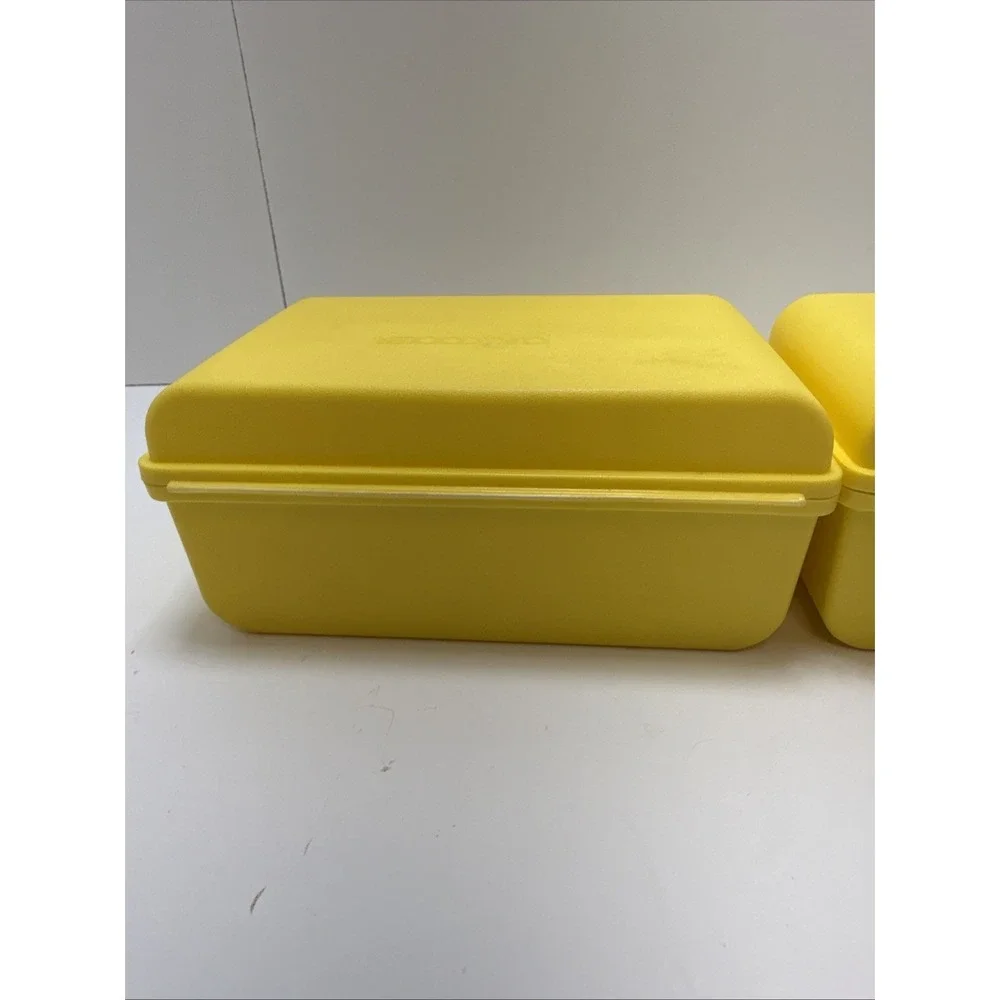 Vintage‎ Clik Cooler Outer Circle Products 1993 Set Yellow NEW Drink Holder